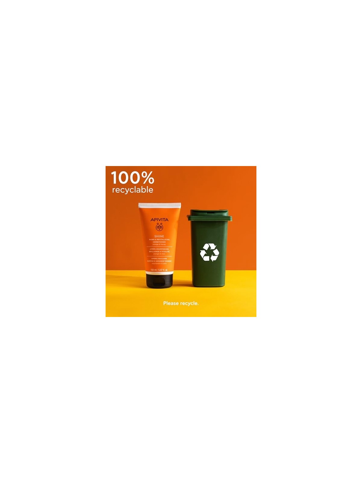 Balsamo Apivita Luciditï¿½ï¿½ e Vitalitï¿½ï¿½ per Capelli 150ml