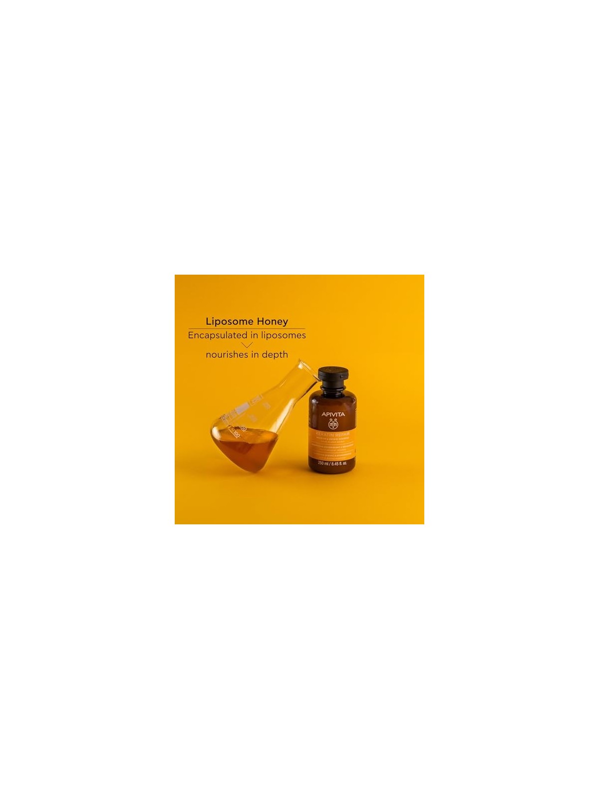 Shampoo KERATIN REPAIR Apivita 250ml donna
