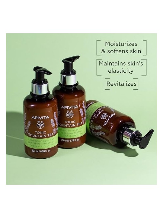 Crema corpo Apivita MOUNTAIN TEA con T di Montagna 200ml