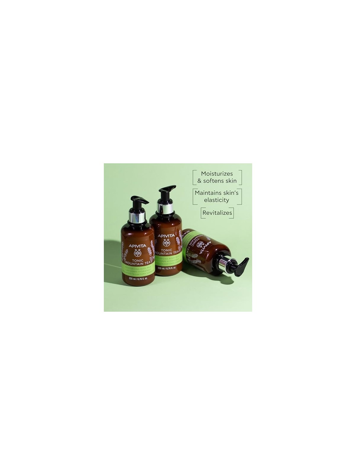 Crema corpo Apivita MOUNTAIN TEA con T di Montagna 200ml