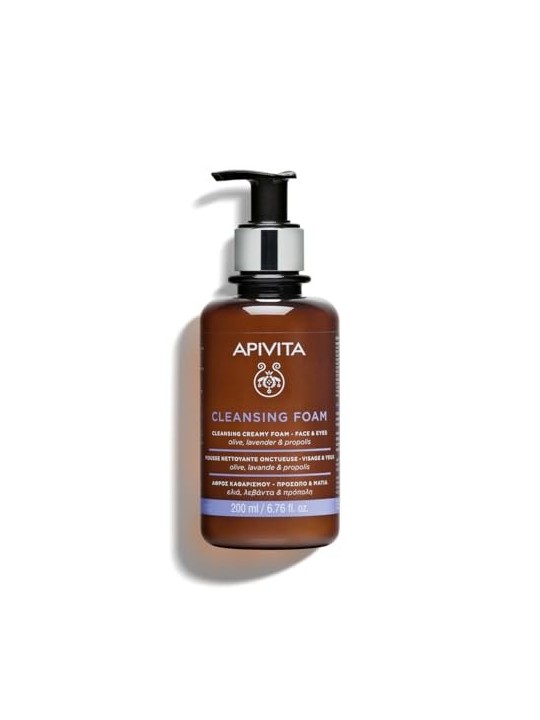 Crema Detergente Viso/Occhi Apivita con oliva e lavanda 200ml