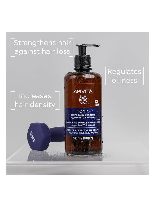 Apivita Ecopack Shampoo Tonificante per Uomo 500ml acquista 