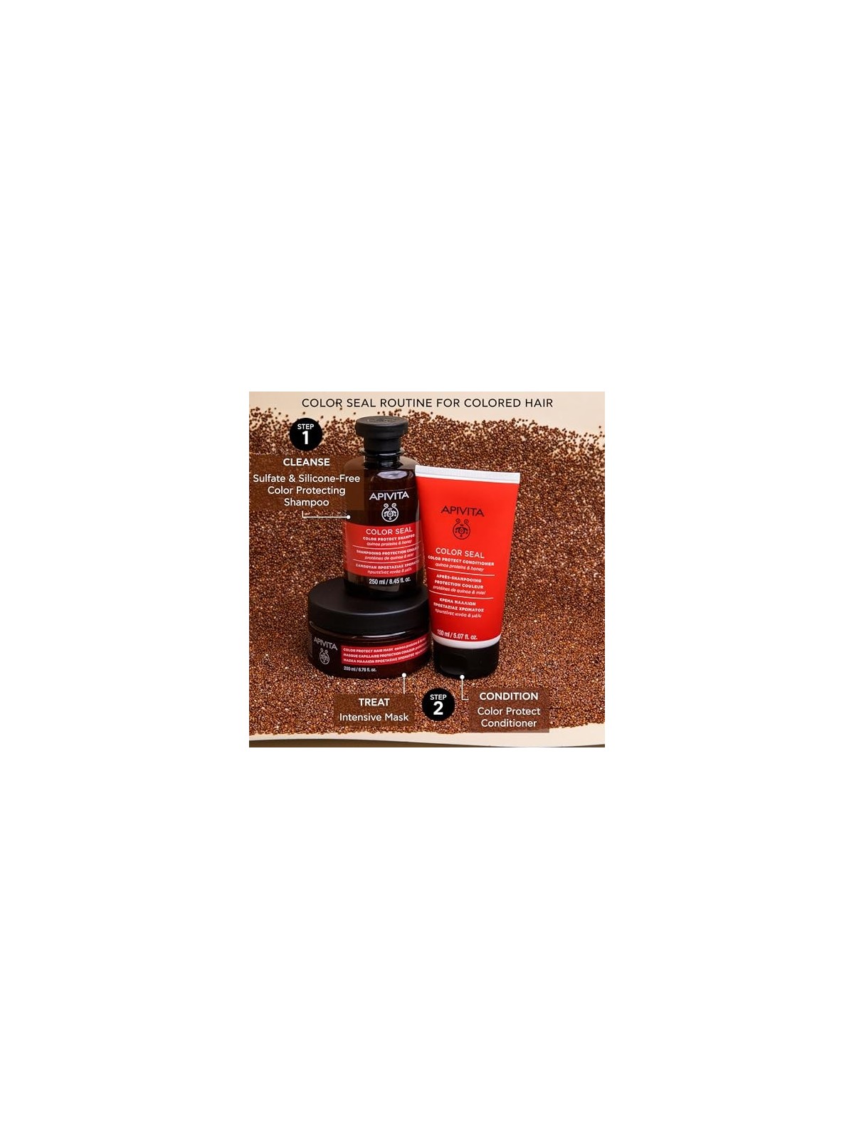 Apivita Balsamo Sigillante Colore 150ml unisex