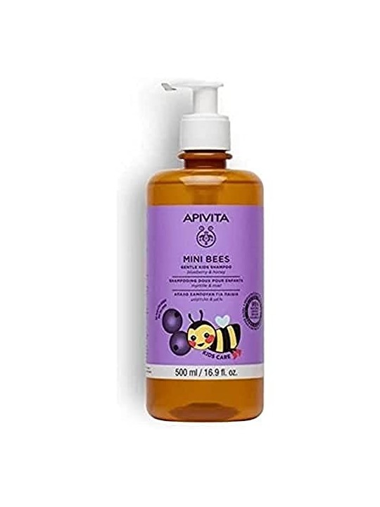 Apivita Bambini Shampoo Dolce con Mirtilli Rossi e Miele 500ml Unisex