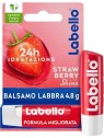 Labello Balsamo labbra curativo e brillante alla fragola unisex 48g