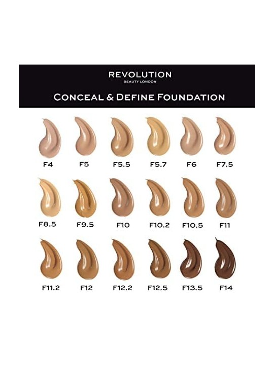 Fondotinta Revolution Make Up CONCEAL e DEFINE F10 donna