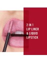 Rimmel London LIP ART GRAPHIC delineatore e rossetto liquido 810be free 5ml donna