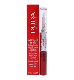 Pupa Lungo Colore Labbra Liquido 2 x 4 ml donna 018 Imperial Red