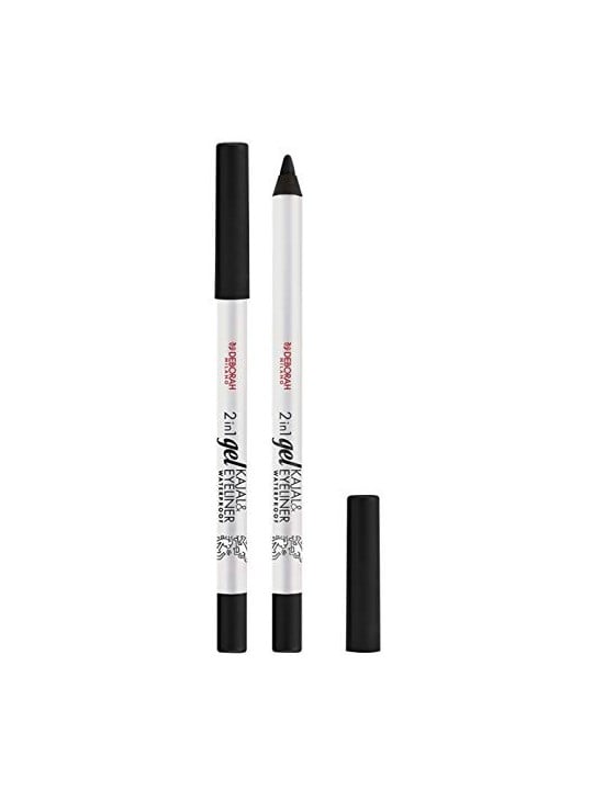 Eyeliner 2-in-1 Deborah Ombretto Impermeabile Kajal Nero donna