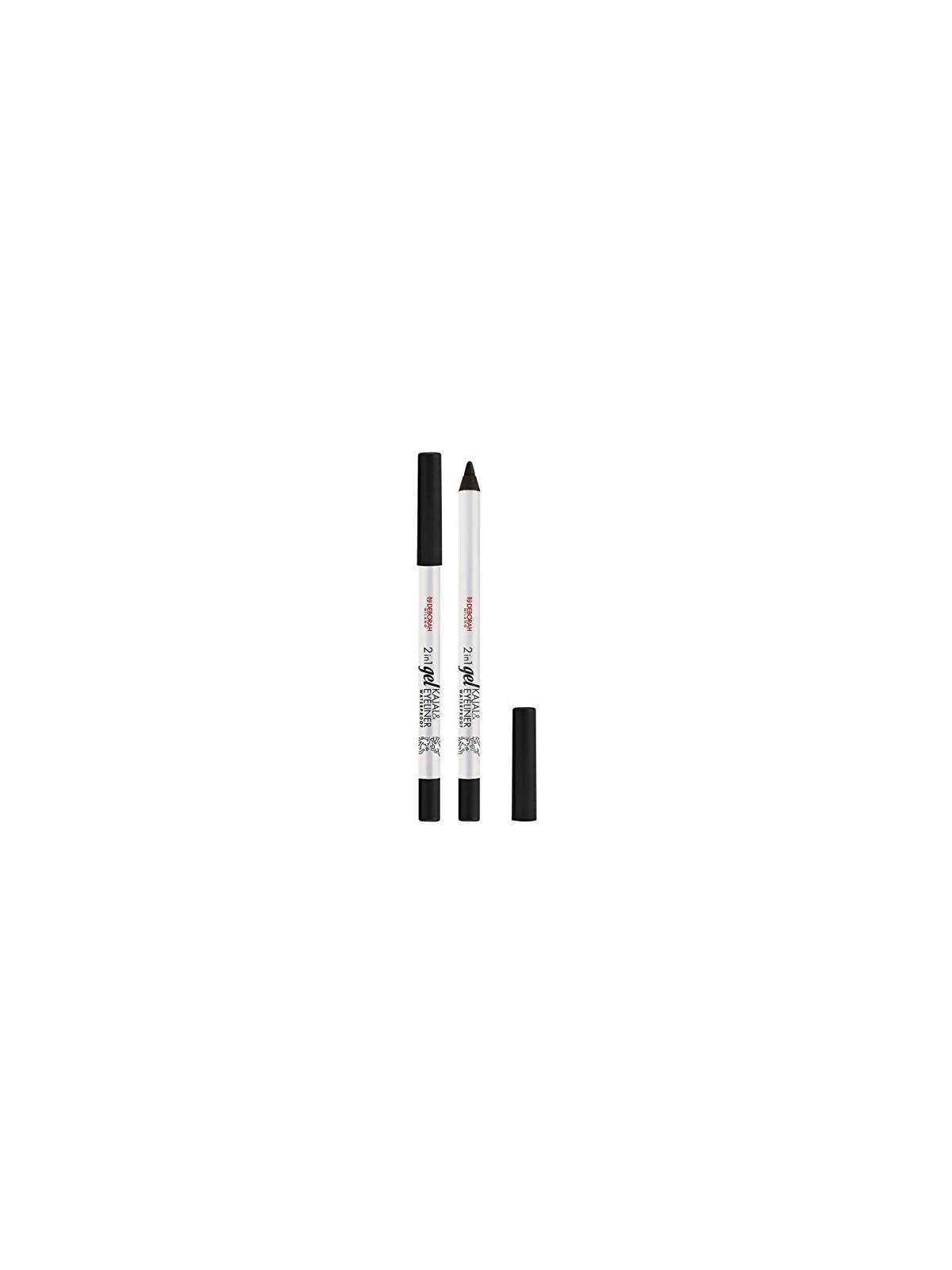 Eyeliner 2-in-1 Deborah Ombretto Impermeabile Kajal Nero donna