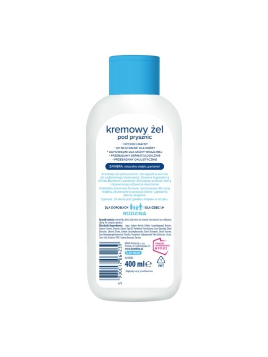 Gel doccia cremoso iperdelicato 400ml
