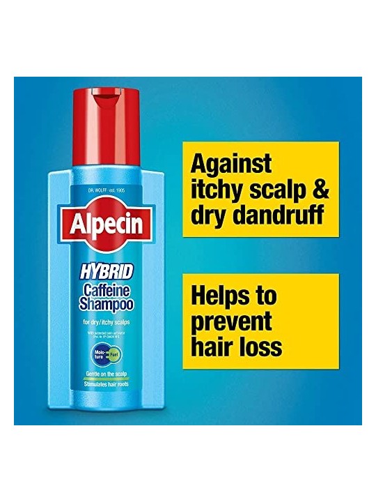 Alpecin Shampoo ibrido alla caffeina Shampoo alla caffeina da uomo 250ml