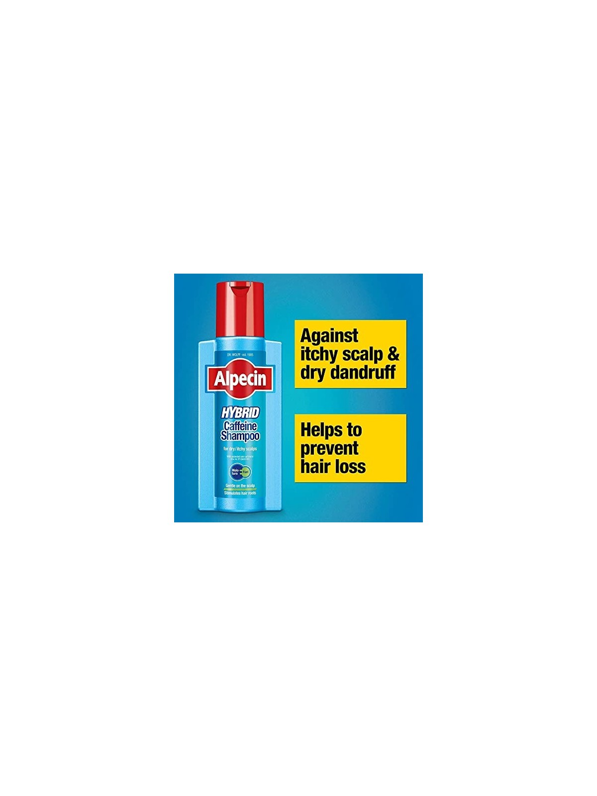 Alpecin Shampoo ibrido alla caffeina Shampoo alla caffeina da uomo 250ml