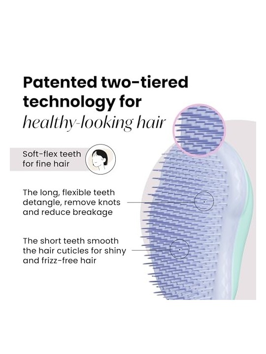 Tangle Teezer Salon Elite Mint Lilac donna 1 unità Hairbrush For Fine, Colour-Treated Tangle Teezer www.essenzetotalstyle.com 
