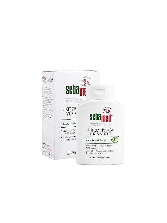 Sebamed Olive Face & Body Wash donna 200ml For Sensitive Skin