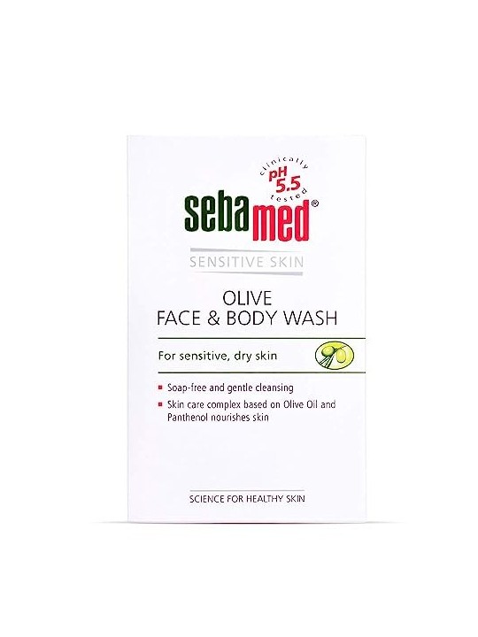 Sebamed Olive Face & Body Wash donna 200ml For Sensitive Skin