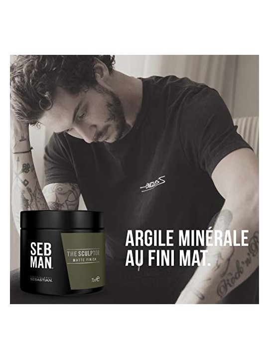 Pasta modellante opacizzante per capelli uomo