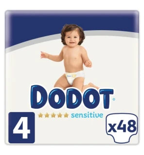 Pannolini Dodot SENSITIVE Taglia 4 per 9-14 kg
