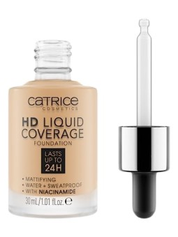 Catrice HD LIQUID COVERAGE FOUNDATION dura fino a 24h 036nocciola 30ml donna
