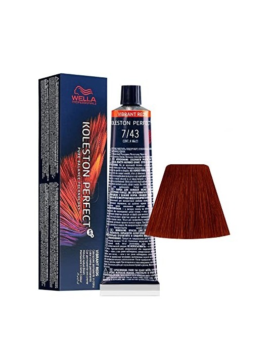 Wella Color Touch 7/43 Tinta Semi-Permanente Senza Ammoniaca 743 Rossi Vibranti 60ml
