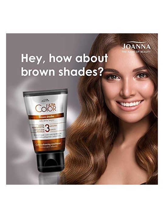 JOANNA Ultra Color ColorEnhancing Conditioner balsamo colorante castano caldo Tonalit Marrone