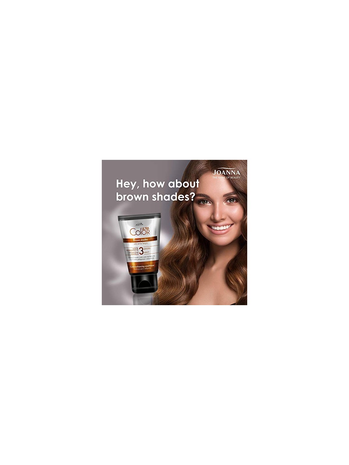 JOANNA Ultra Color ColorEnhancing Conditioner balsamo colorante castano caldo Tonalit Marrone