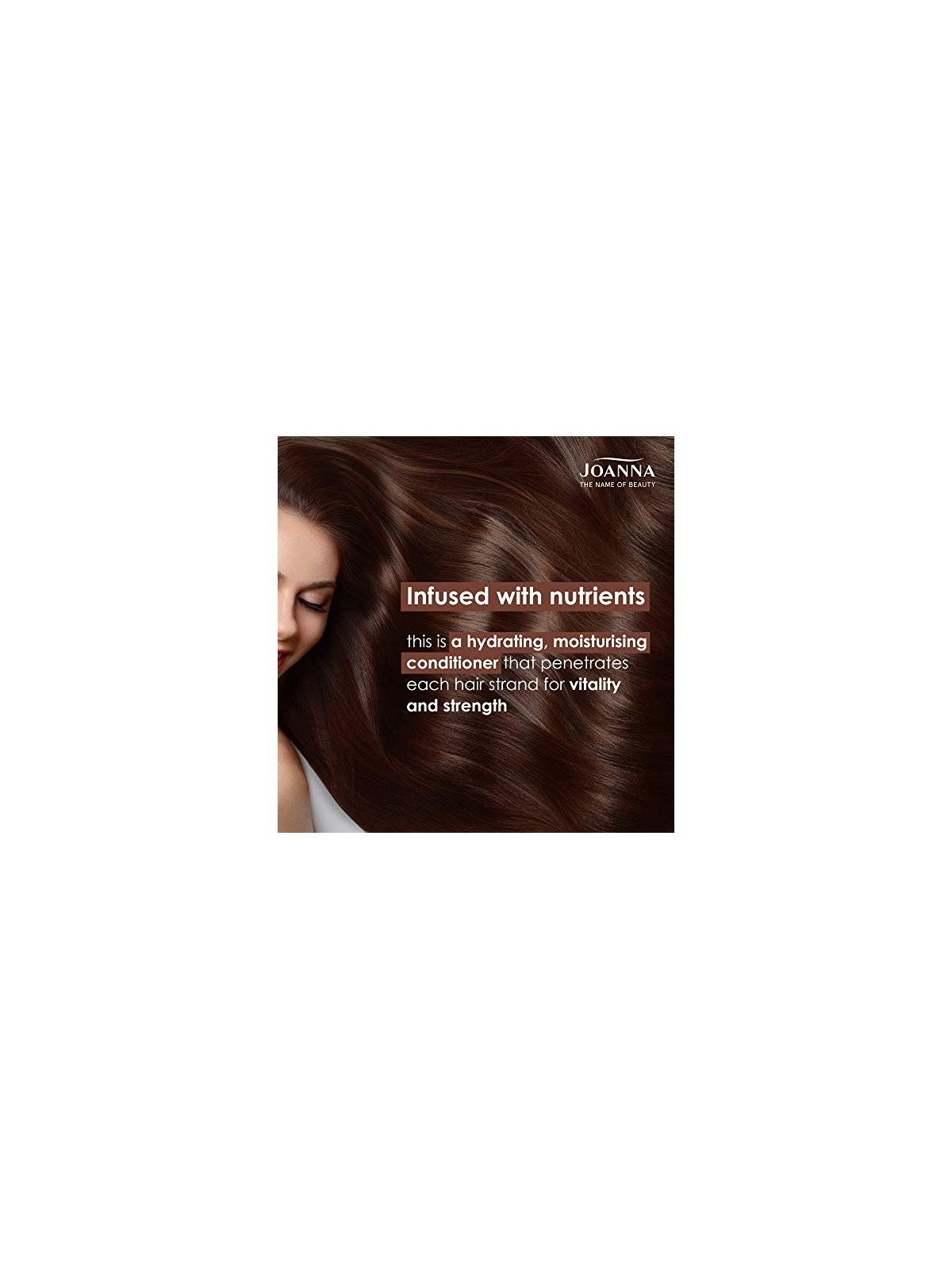 JOANNA Ultra Color ColorEnhancing Conditioner balsamo colorante castano caldo Tonalit Marrone
