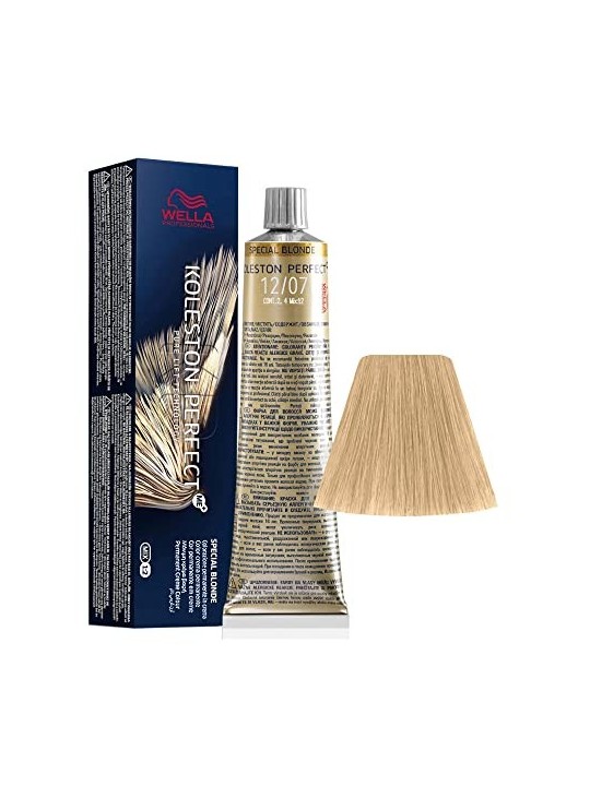 Wella Koleston Perfect Me 12/07 Tinta Permanente per Capelli 1207 60ml donna