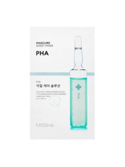 Maschera in tessuto esfoliante e detergente con acidi PHA 28ml