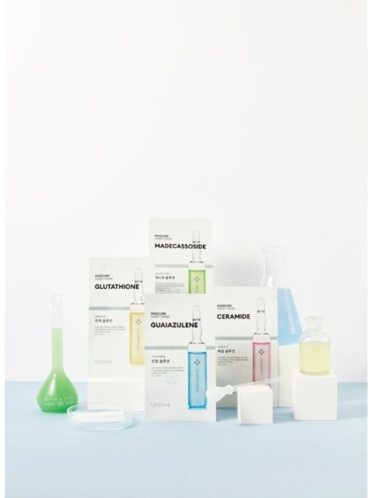 Maschera in tessuto esfoliante e detergente con acidi PHA 28ml