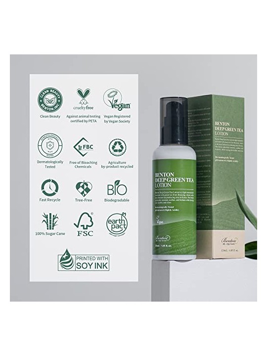 Lozione Benton Deep Green Tea 120 ml