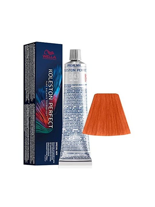 Tinta Capelli Wella Koleston Perfect 0/43 Rosso Dorato 60ml