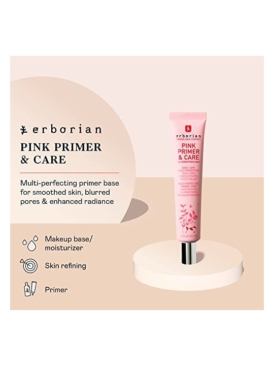Erborian Pink Primer & Care Radiance Foundation 45ml