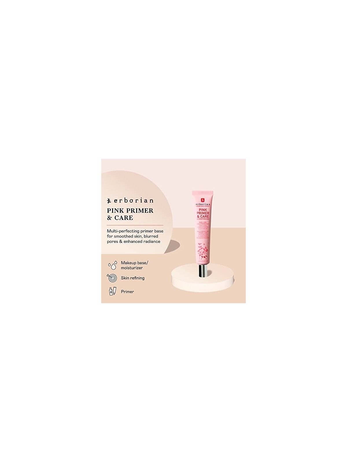 Erborian Pink Primer & Care Radiance Foundation 45ml