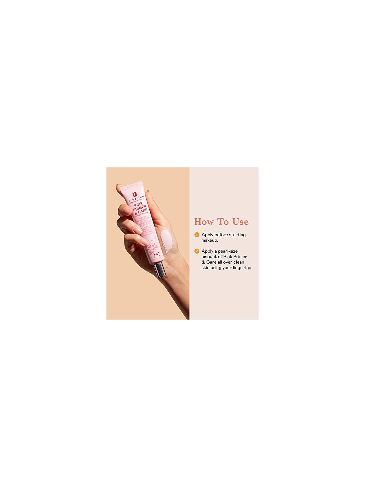 Erborian Pink Primer & Care Radiance Foundation 45ml