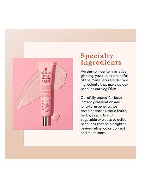 Erborian Pink Primer & Care Radiance Foundation 45ml