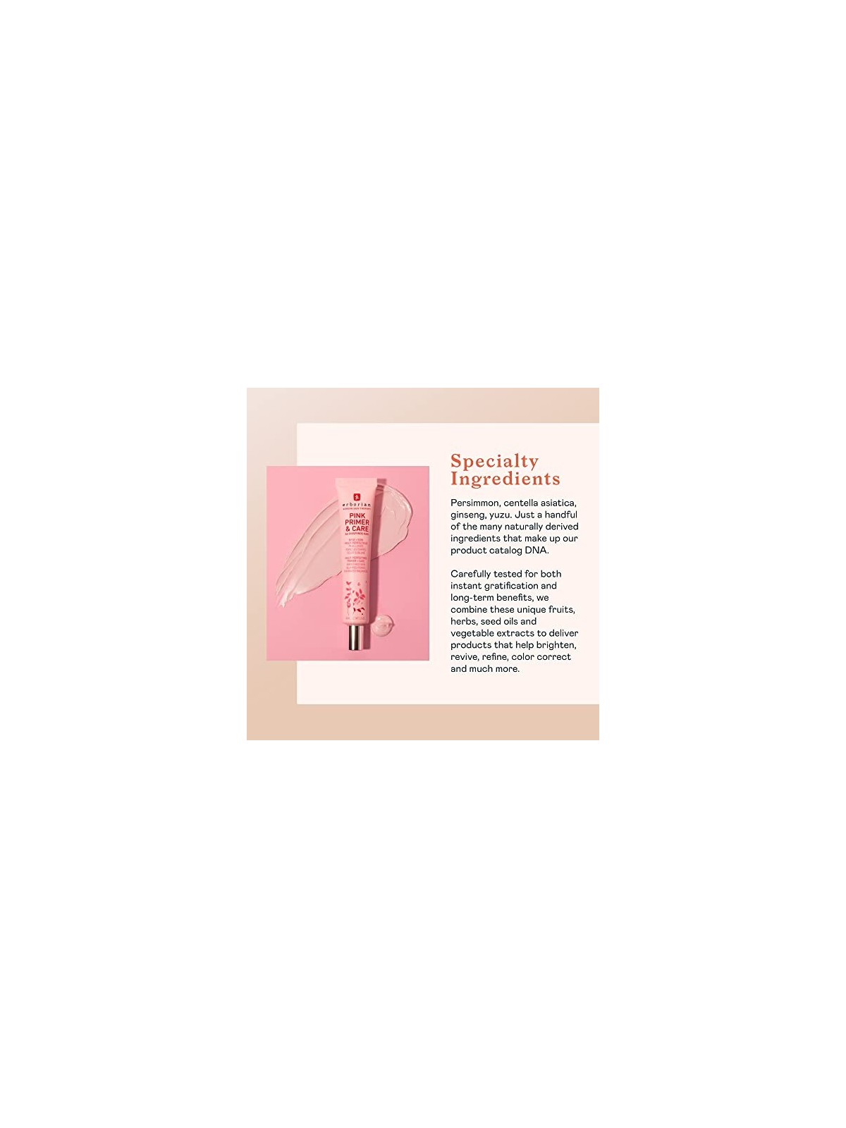 Erborian Pink Primer & Care Radiance Foundation 45ml