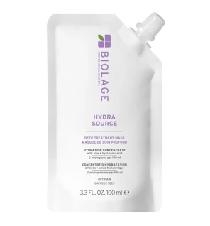 Biolage Matrix Hydra Source Pack Trattamento Profondo Maschera per Capelli Secchi Donna 100ml: idratazione intensa per capelli s