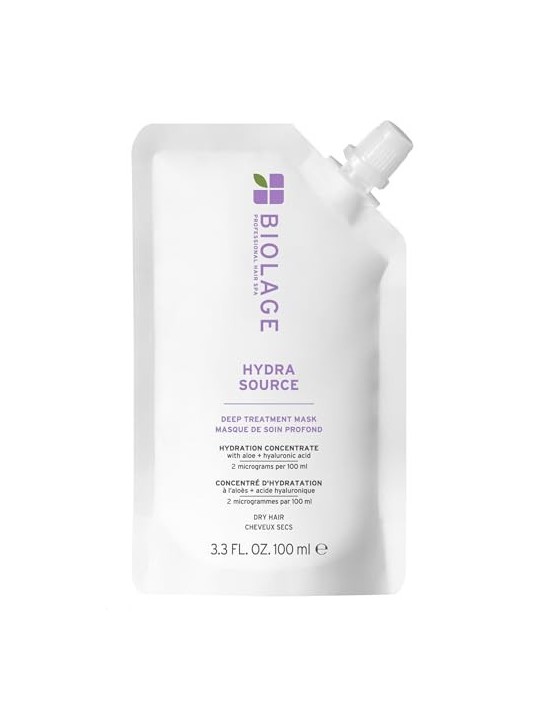 Biolage Matrix Hydra Source Pack Trattamento Profondo Maschera per Capelli Secchi Donna 100ml: idratazione intensa per capelli s