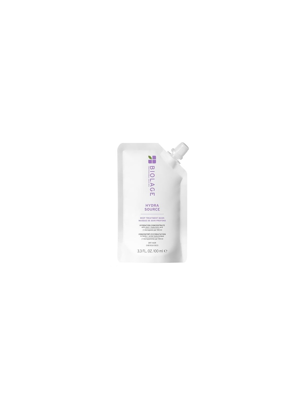 Biolage Matrix Hydra Source Pack Trattamento Profondo Maschera per Capelli Secchi Donna 100ml: idratazione intensa per capelli s