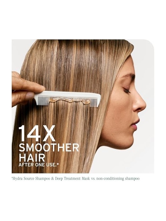 Biolage Matrix Hydra Source Pack Trattamento Profondo Maschera per Capelli Secchi Donna 100ml: idratazione intensa per capelli s
