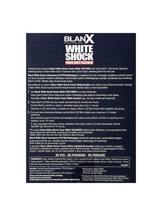 BlanX Trattamento White Shock Power White donna 50ml