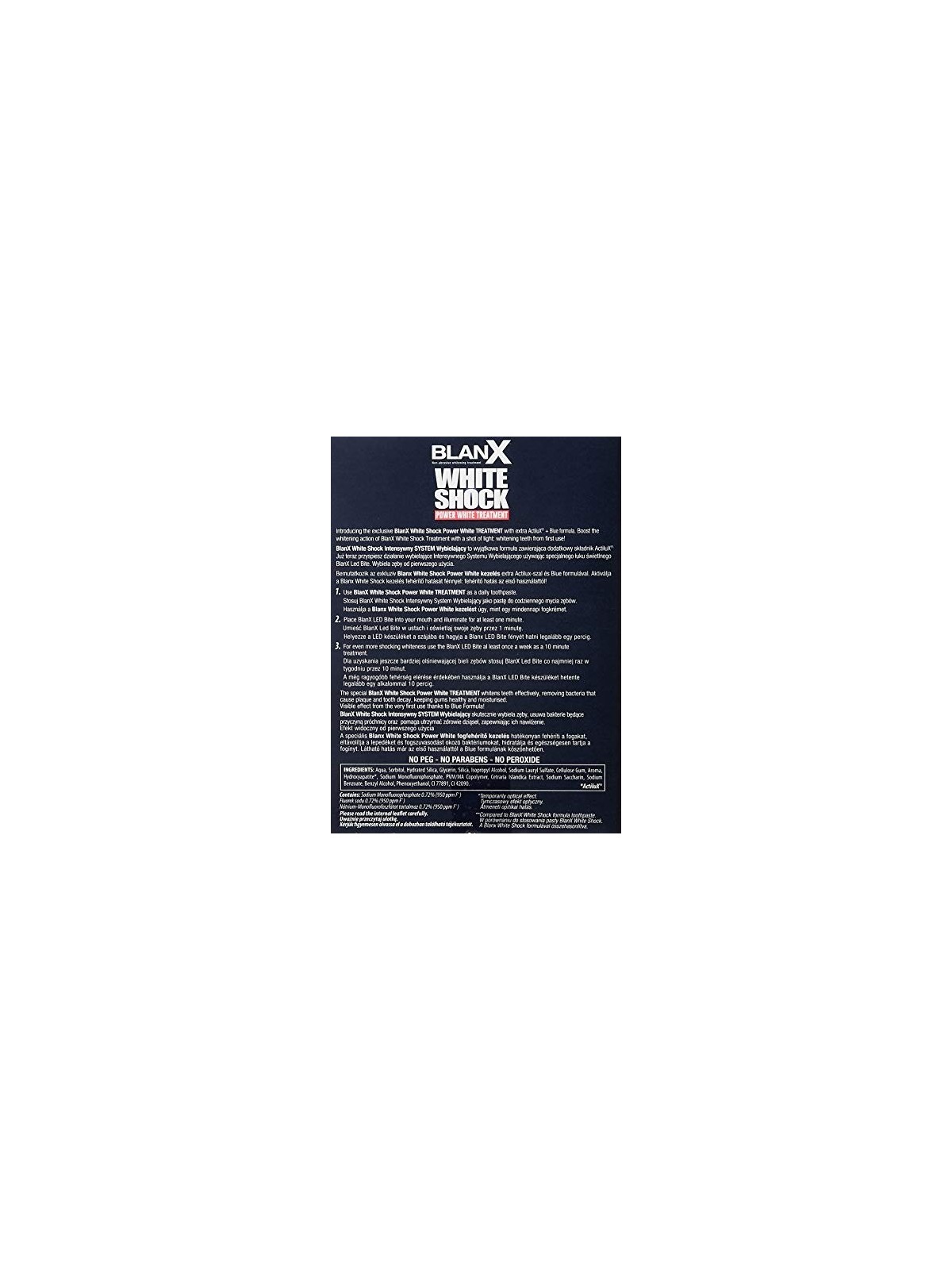 BlanX Trattamento White Shock Power White donna 50ml