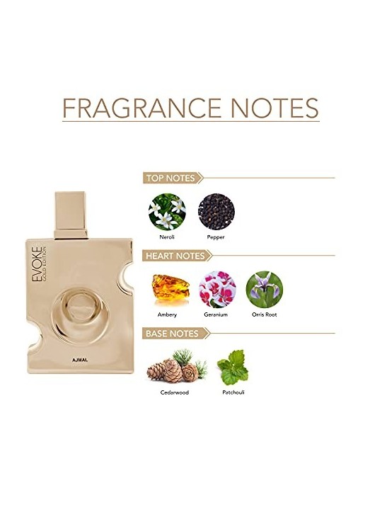 Ajmal Evoke Gold Him eau de parfum uomo 90ml