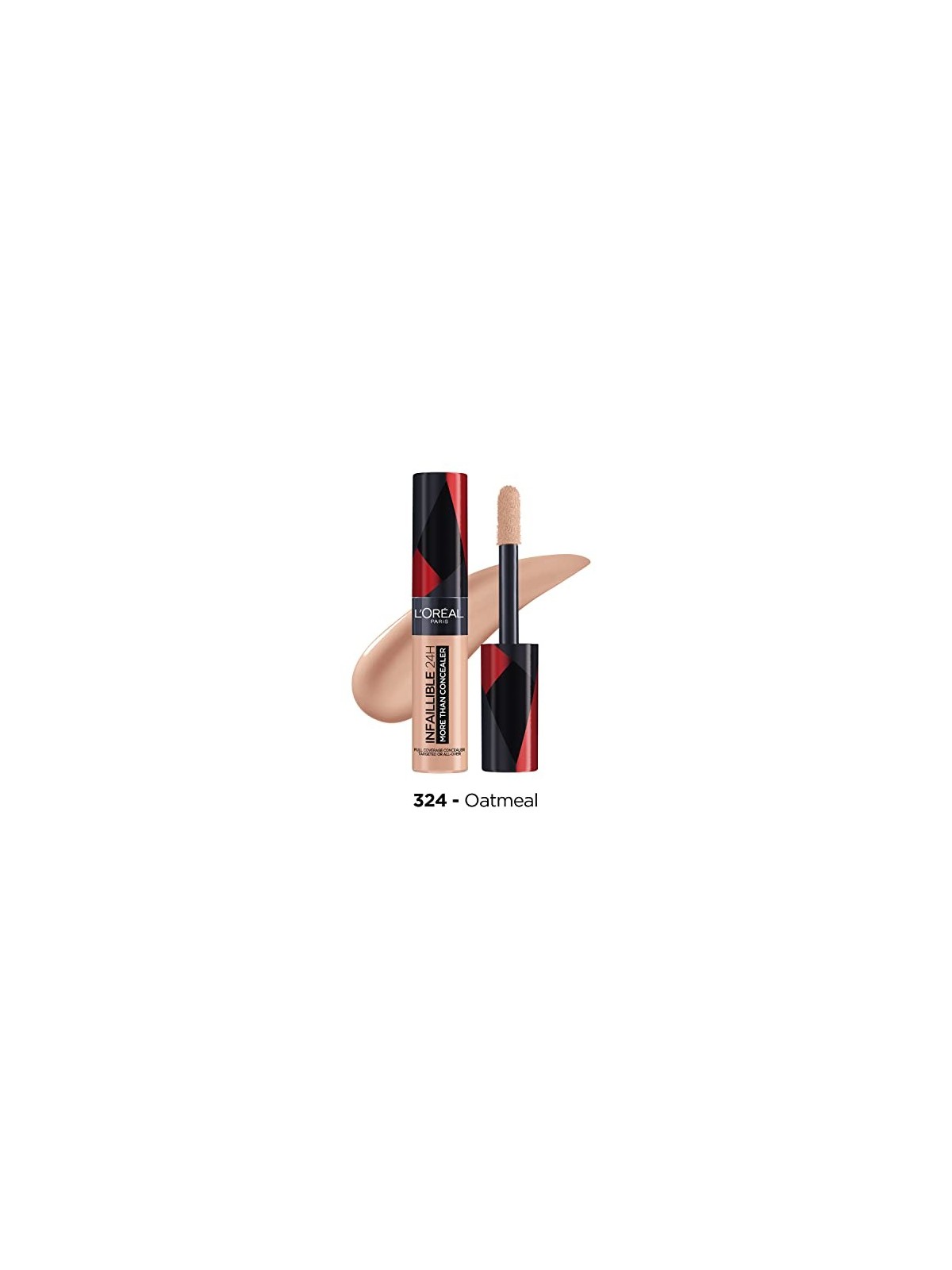 LOrï¿½ï¿½al Infailliable More Than Concealer Correttore correttore completo 11 ml donna 324 Oatmeal