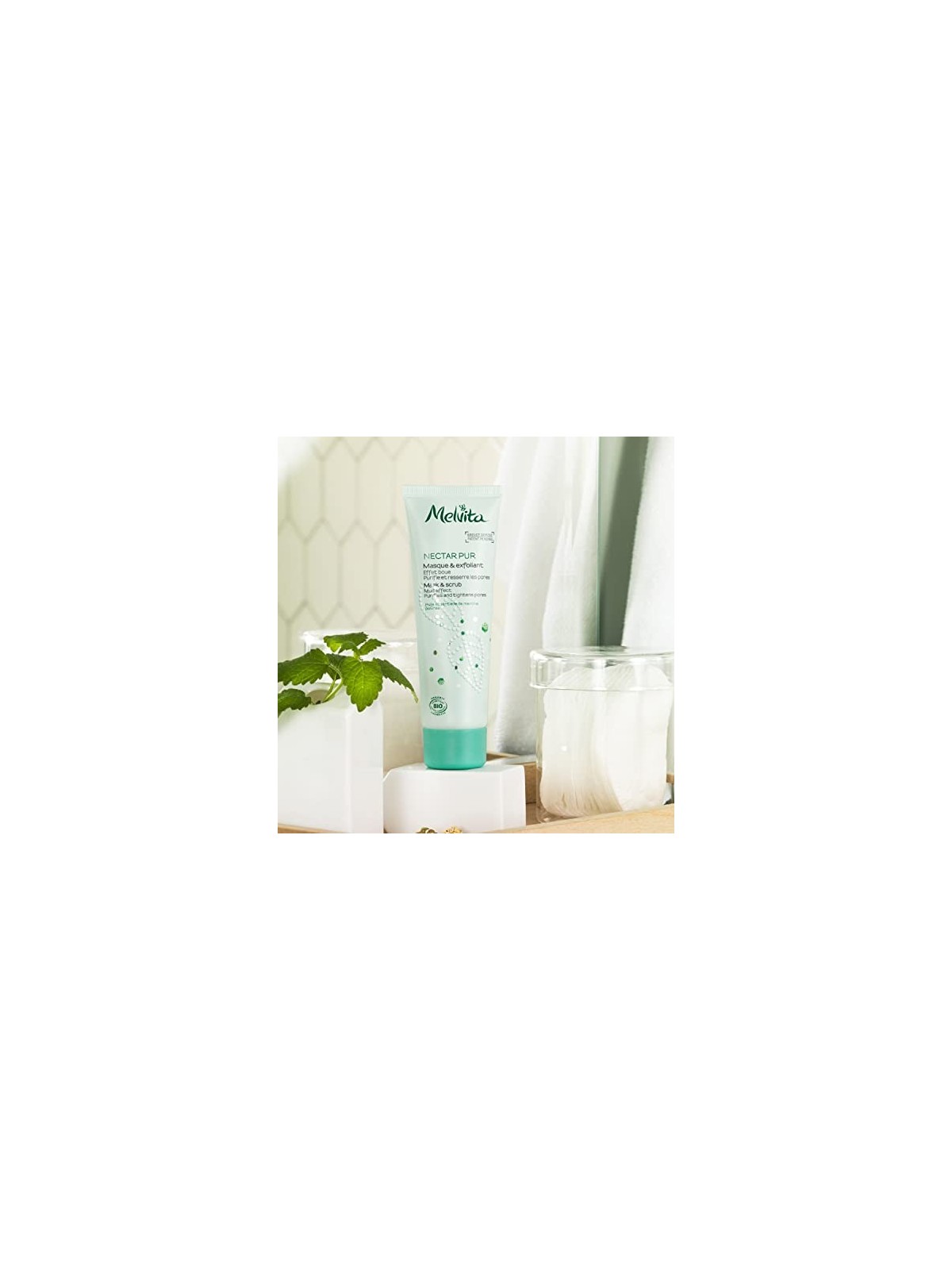 Melvita NECTAR PURO exfoliante y mascarilla purificante 75ml
