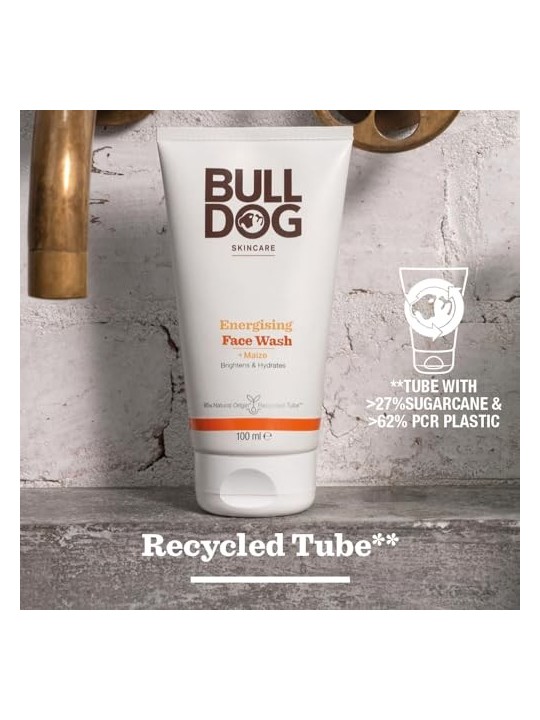 Bulldog Energizzante Face Wash Gel detergente uomo 150ml