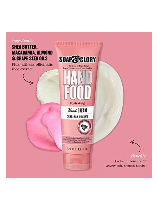 Soap Glory HAND FOOD Crema Idratante per le Mani 125ml donna Soap & Glory www.essenzetotalstyle.com 