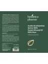 BOTANICAPHARMA Olio di mandorle puro per viso corpo e capelli pompetta da 500ml