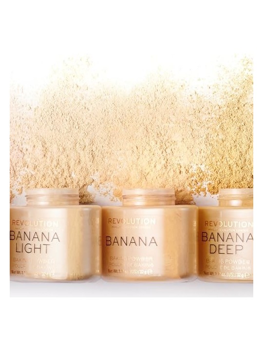 Makeup Revolution Lievito in polvere Polvere sciolta 32 g donna Banana Deep
